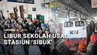 Libur Sekolah Usai, Stasiun 'Sibuk'