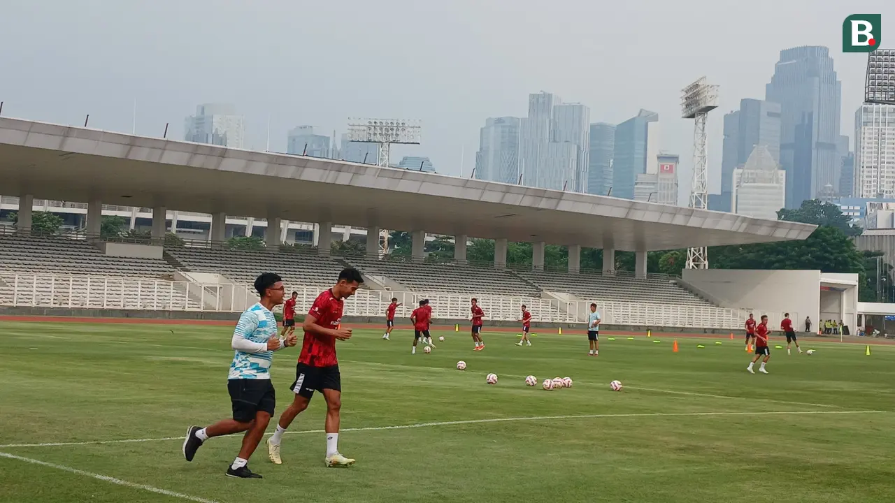 Malik Risaldi - Latihan Timnas Indonesia