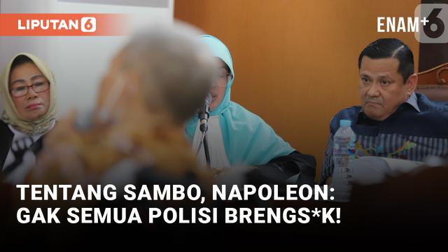 Ferdy Sambo Tersangka, Napoleon Bonaparte Sebut Tak Semua Polisi Buruk
