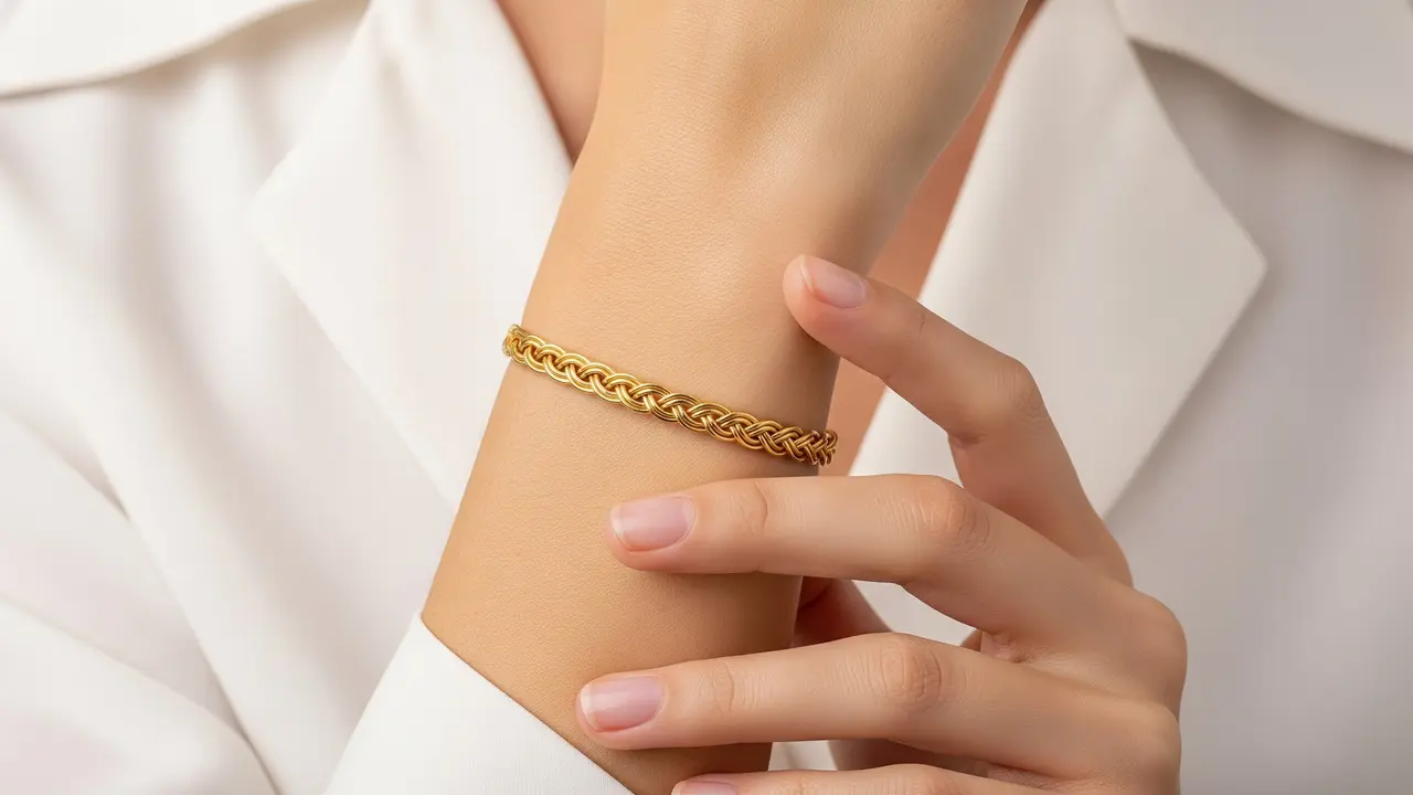 5. Model gelang rantai 2 gram anak muda kekinian