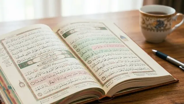 Contoh Mad Jaiz Munfasil dalam Al-Quran (AI Generated)