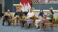 Diskusi bertajuk "Persepsi Tingkat Kepatuhan terhadap Pelaksanaan Uji Emisi Jabodetabek" yang digelar Dinas Lingkungan Hidup DKI Jakarta di Ruang Pola Bappeda, Balai Kota Jakarta, Rabu (31/1/2024). (Ist)