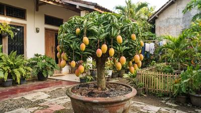 7 Cara Membuat Pohon Mangga Mini dalam Pot yang Cepat Berbuah Lebat, Cocok untuk Lahan Sempit