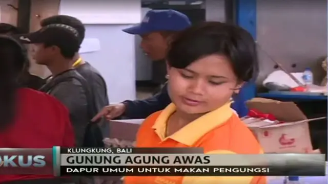 Dapur Umum hingga Penitipan Ternak Warnai Keseharian Pengungsi Gunung Agung 