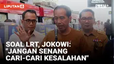 Jajal LRT Jabodetabek, Jokowi: Nyaman Alhamdulillah
