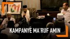 Cawapres Jokowi Ma'ruf Amin bertemu dengan tim kampanye daerah Jokowi-Ma'ruf di kediamannya. Tim memberi masukan kepada Ma'ruf Amin sebelum menggelar kampanye di sejumlah daerah
