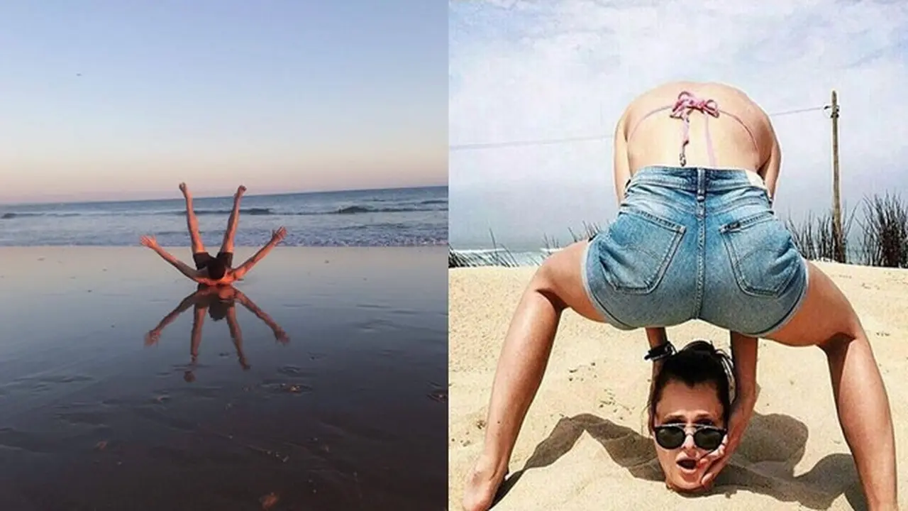 6 Foto Ilusi Optik di Pantai Ini Bikin Mikir Dua Kali