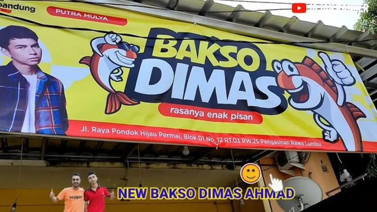 7 Potret Ruko Baru Dimas Ahmad, Bakso Ikannya Makin Terkenal