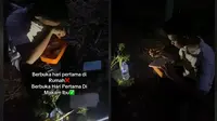 Pemuda Ini Buka Puasa Pertama di Makam Ibu, Menahan Rindu Sampai Nangis