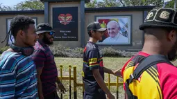 Setelah Indonesia, Paus Fransiskus akan melanjutkan perjalanannya ke Port Moresby dan Vanimo di Papua Nugini dari tanggal 6 hingga 9 September. (AP Photo/Mark Baker)