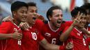 Timnas Indonesia U-23 berhasil meraih kemenangan usai menghadapi Filipina pada laga ketiga fase Grup A SEA Games 2021 yang berlangsung di Stadion Viet Tri, Phu Tho, Vietnam, Jumat (13/05/2022) sore WIB. Berikut ini aksi-aksi terbaik dari Egy Maulana dan kolega saat berhasil membawa Garuda Muda memuncaki klasemen Grup A untuk sementara. (Bola.com/Ikhwan Yanuar)