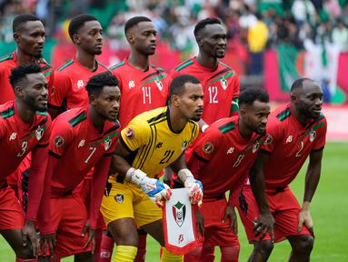 Sudan menjadi satu dari 16 tim yang berhasil lolos ke babak gugur Piala Afrika 2025. (AP Photo/Mosa'ab Elshamy)