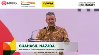 Wakil Menteri Keuangan, Suahasil Nazara saat menjadi keynote speech pada The Indonesia 2023 Summit dengan tema Rebuild The Economy 2023, Kamis (27/10/2022)/Istimewa.