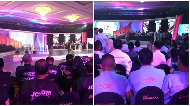 Busana Simpatisan Jokowi-Ma'aruf Amin dan Prabowo-Sandiaga Uno