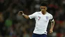 Sebelum bergabung dengan Timnas Inggris Senior, Jadon Sancho ini tercatat pernah bermain untuk Timnas Inggris U-16, U-17 dan U-19. (AFP/Ian Kington)