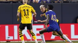 Dortmund berhasil unggul terlebih dahulu berkat gol Marius Wolf. (AP Photo/Nam Y. Huh)