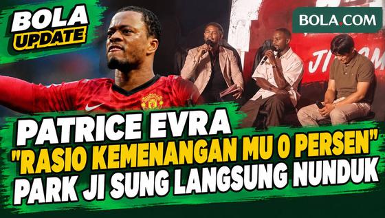Momen Park Ji Sung Langsung Nunduk, Saat Patrice Evra Sebut Rasio Kemenangan MU 0 Persen: Jujurlah!