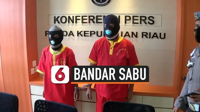 VIDEO: Polisi Tangkap Bandar 8 Kg Sabu dari Malaysia ke Batam