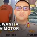 Pria Aniaya Wanita Pengendara Motor