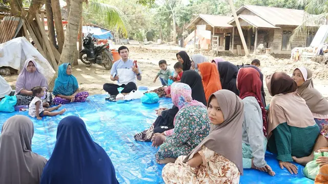 Banjir bandang di Aceh Tamiang membuat akses pangan terbatas. Anak-anak terancam stunting akibat minim protein. (Foto: Ist)