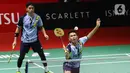 <p>Pebulu tangkis ganda putra Indonesia Fajar Alfian/Muhammad Rian Ardianto saat bertanding melawan pemain pebulu tangkis ganda putra Indonesia Pramudya Kusumawardana/Yeremia Rambitan pada babak 32 besar turnamen Daihatsu Indonesia Masters 2023 di Istora Senayan, Jakarta, Selasa (24/1/2023). Fajar Alfian/Muhammad Rian Ardianto menang atas Pramudya Kusumawardana/Yeremia Rambitan dengan skor 18-21, 21-14, dan 21-10. (Liputan6.com/Herman Zakharia)</p>