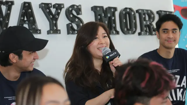 Suasana konferensi pers dan nonton bareng episode awal serial Mozachiko di Jakarta, Sabtu, 10 Juni 2023. (Foto: Dok. Tim Mozachiko)
