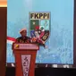 Ketua Umum Pengurus Pusat FKPPI Pontjo Sutowo menyampaikan, bagi FKPPI, membela Pancasila tidak cukup hanya dengan kerangka keyakinan (mitos) dan pengetahuan (logos) tetapi harus diaktualisasikan ke dalam tindakan nyata. (Istimewa)