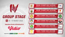 Link Live Streaming IEL University Season 4 Dota 2 Group Stage Pekan Ketujuh di Vidio, 15-17 Maret 2022. (Sumber : dok. vidio.com)