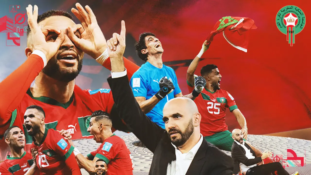 Piala Dunia - Ilustrasi Timnas Maroko di Piala Dunia 2022