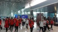 Pemain timnas negara peserta Piala Dunia U-17 mulai berdatangan melalui&nbsp;Bandara Soekarno-Hatta (dok: AP II)
