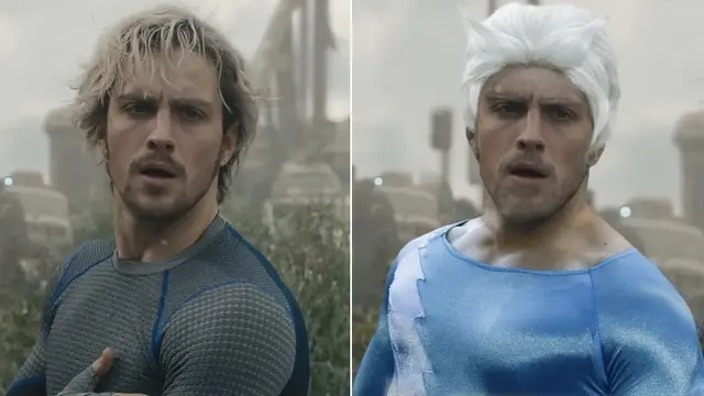 Perbandingan Kostum Quicksilver