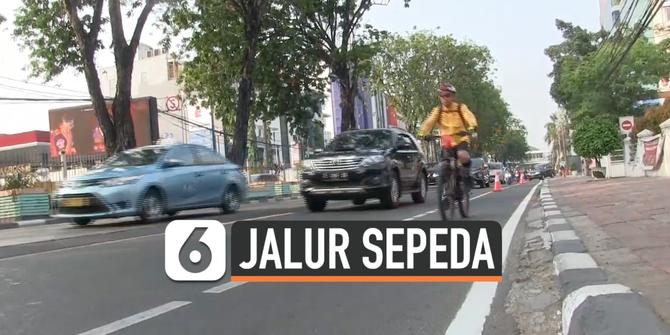 VIDEO: Hari ke-5, Pelanggar Jalur Sepeda Berkurang