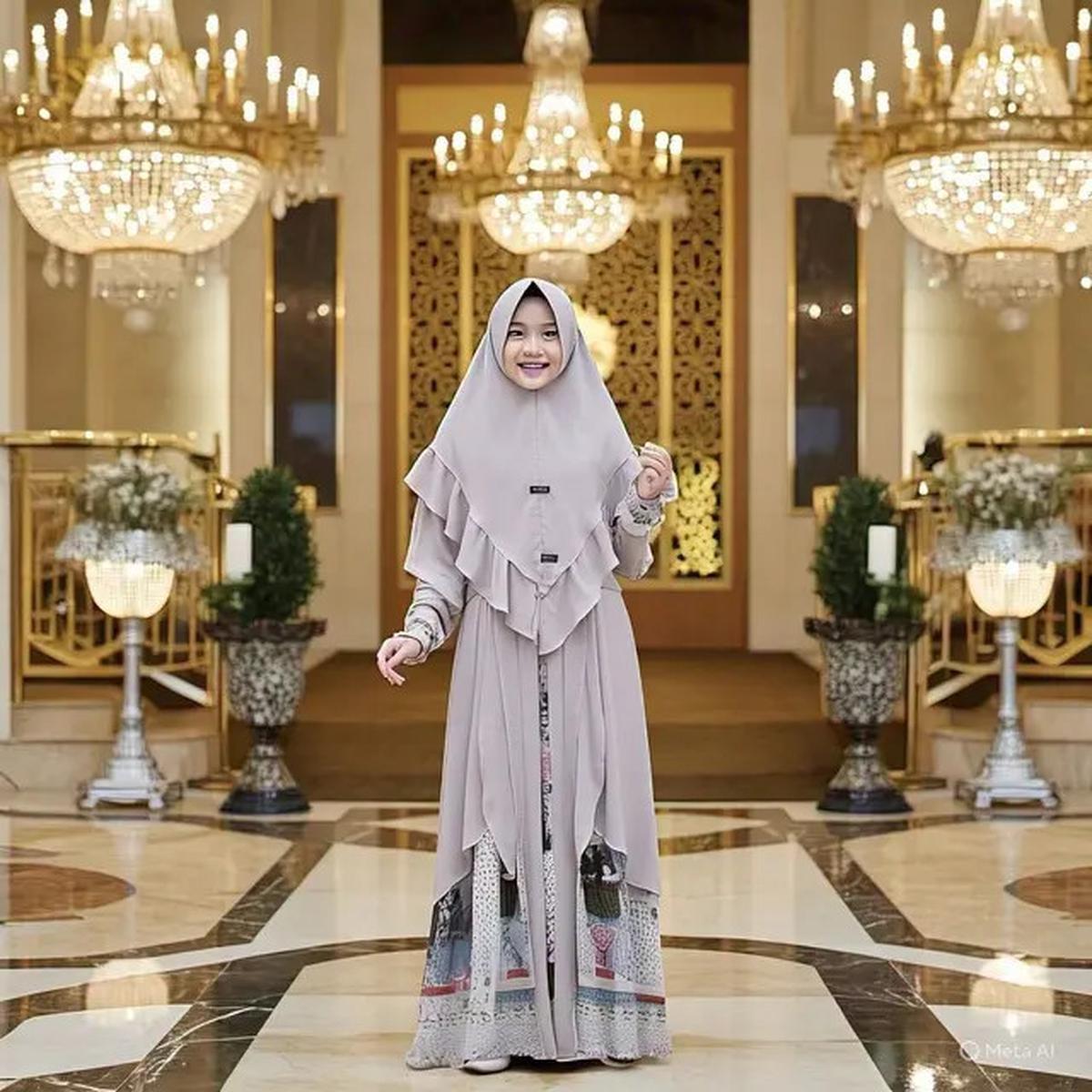 5 Contoh Model Baju Muslim Anak Perempuan, Tampil Imut dan Cantik