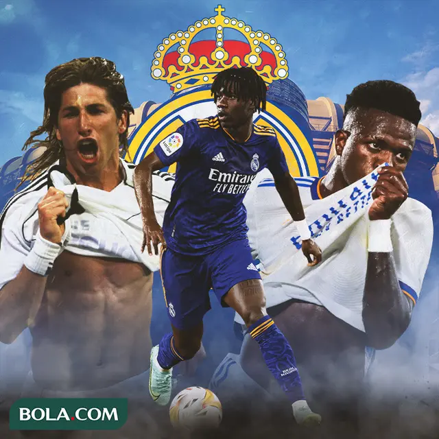 Real Madrid - Sergio Ramos, Eduardo Camavinga, Vinicius Junior