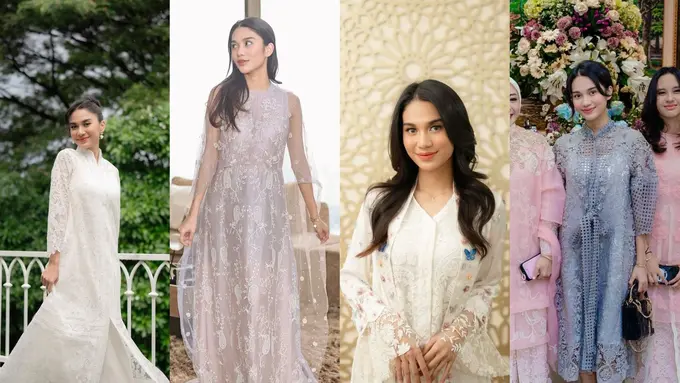 Empat Gaya Lebaran ala Azizah Salsha yang Elegan (Instagram/@azizahsalsha_)