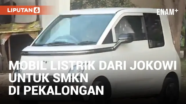 Sarana Praktik, Jokowi Hibahkan Mobil Listrik untuk Jurusan Otomotif SMKN 1 Kedungwuni Pekalongan