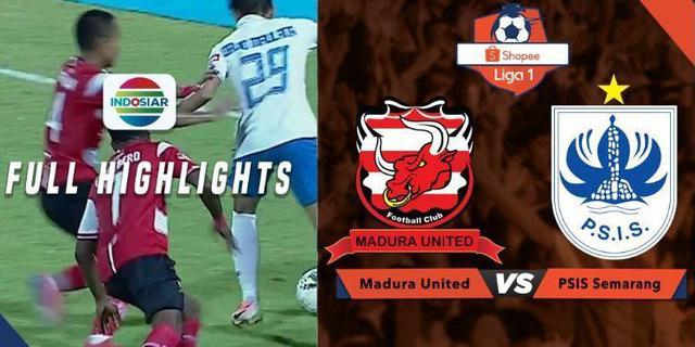 VIDEO: Highlights Liga 1 2019, Madura United Vs PSIS 3-0