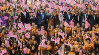 Kontingen Malaysia menargertkan raihan tujuh medali emas pada Asian Games 2018, di Indonesia. (Instagram/Syedsaddiq)