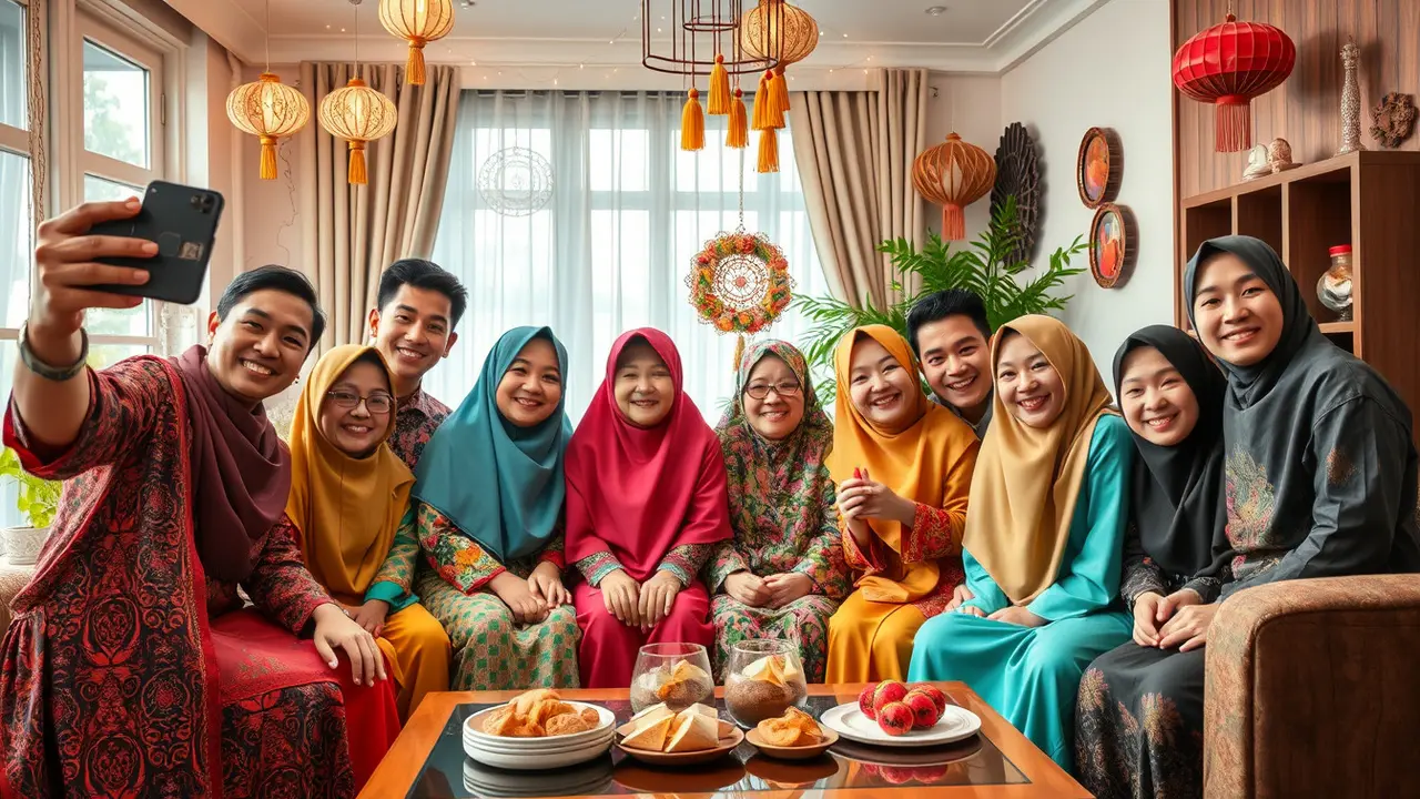 caption lucu lebaran