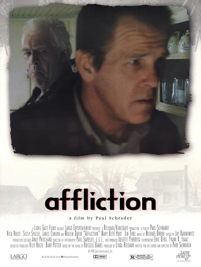 Poster film Affliction. (Foto: Dok. Lions Gate/ IMDb)