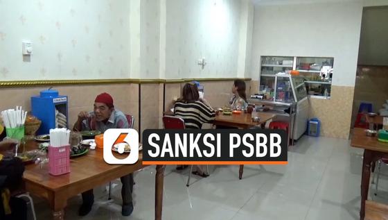 VIDEO: Dua Restoran Kena Sanksi PSBB karena Layani Makan di Tempat