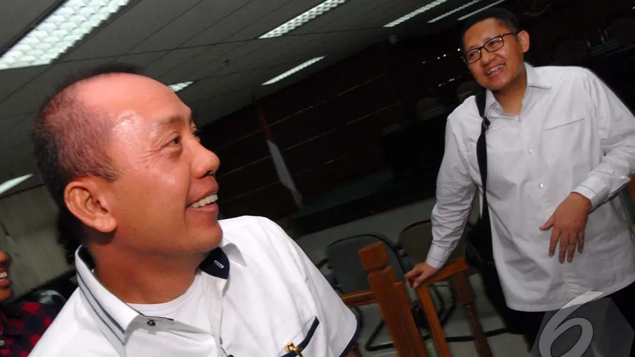 Jadi Saksi di Persidangan Anas, Saan Mustopa Umbar Senyum