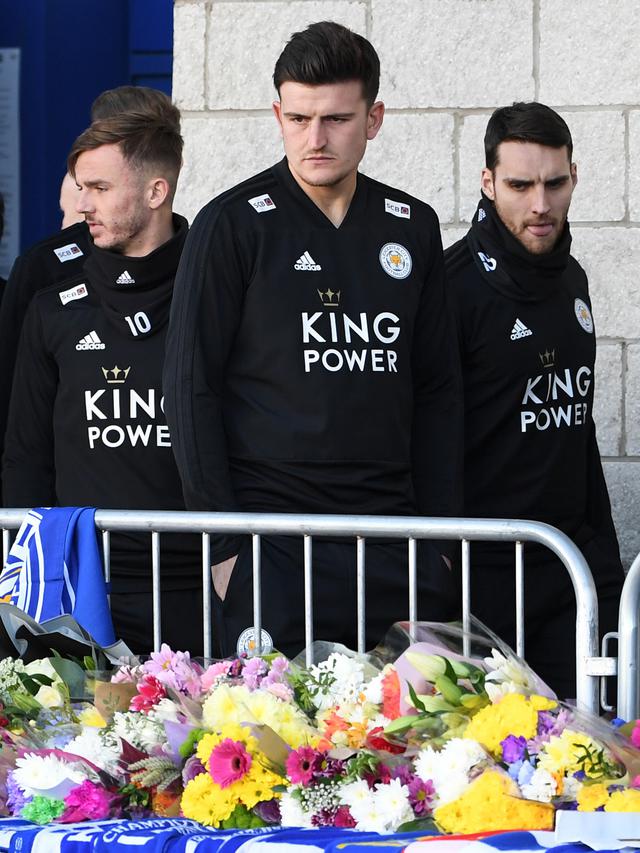 Penghormatan Pemain Atas Meninggalnya Bos Leicester City