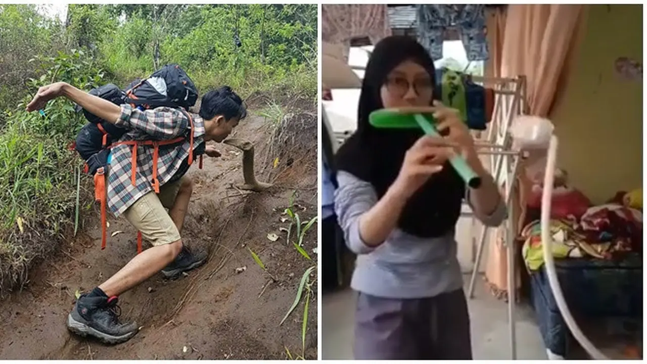 Kelakuan Orang Gabut Saat Jadi Pawang Ular Bikin Susah Tahan Ketawa