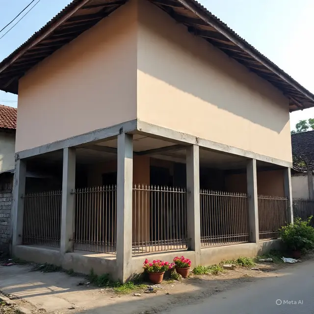 Desain Rumah Sederhana Panggung Anti Banjir