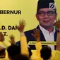 Ketum Golkar Setya Novanto memberi keterangan saat konferensi pers pengumuman calon Gubernur dan Wakil Gubernur Jawa Barat di DPP Golkar, Kamis (9/11). Golkar resmi mengusung Ridwan Kamil dan Daniel Muttaqien di Pilgub Jabar. (Liputan6.com/Johan Tallo)