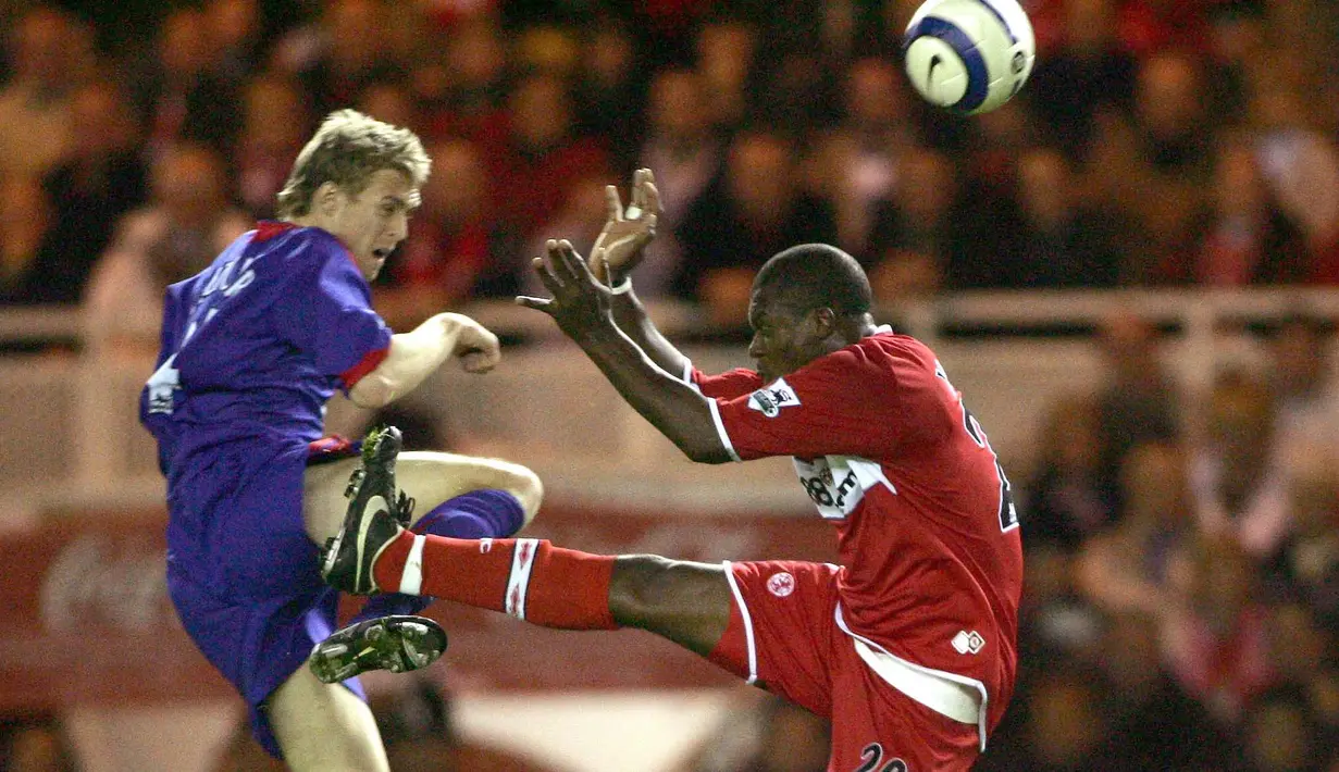 Darren Fletcher, gelandang asal Skotlandia yang membela MU sejak 2003 hingga 2015 belum pernah merasakan nikmatnya Piala Eropa. Sebelum Piala Eropa 2020, kali terakhir Skotlandia lolos ke Piala Eropa adalah pada tahun 1996. (Foto: AFP/Martyn Harrison)