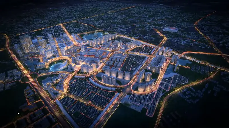 Gambaran rancangan proyek Summarecon di Kota Bandung