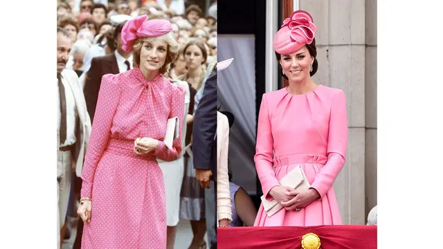 Busana Kate Middleton mirip dengan Putri Diana