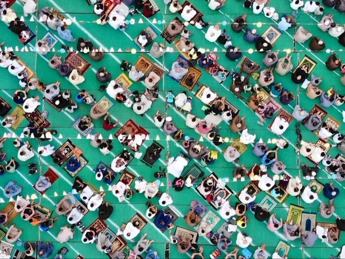 Sholat Idul Fitri Pertama Kali